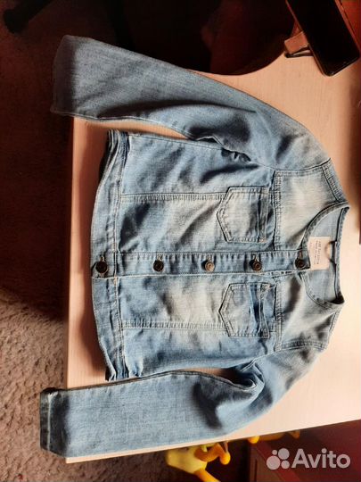 Джинсовая куртка на девочку