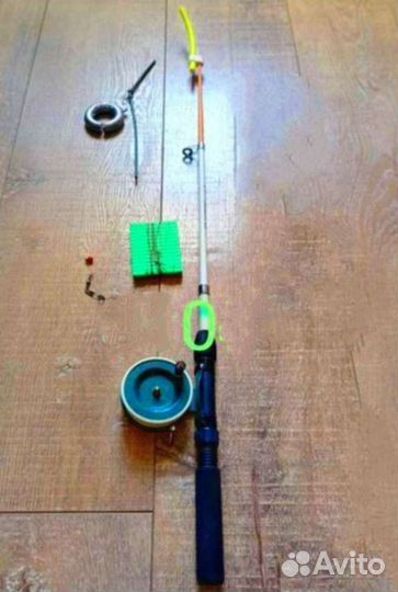 Удочка с лодки в сборе