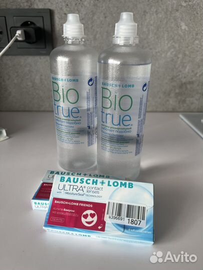 Линзы месячные bauch+lomb