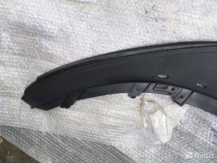 Спойлер переднего бампера VW Polo 10-14