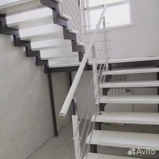 Лестницы на металлическом каркасе