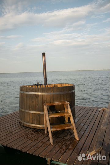 Баня на воде дровяная с купелью