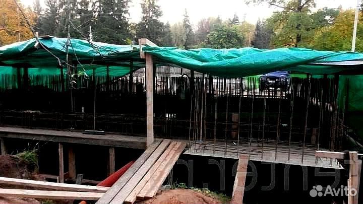 Тент. строительный 6*10. 280 гр/м2