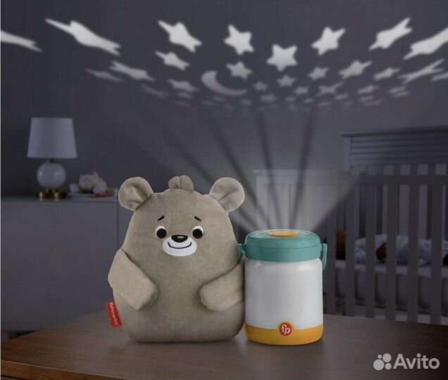 Проектор ночник Fisher Price Мишка