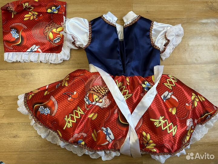 Деский костюм, платье красной шапочки