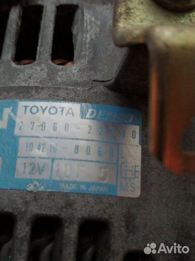 Генератор Toyota Corolla E150 1zzfe