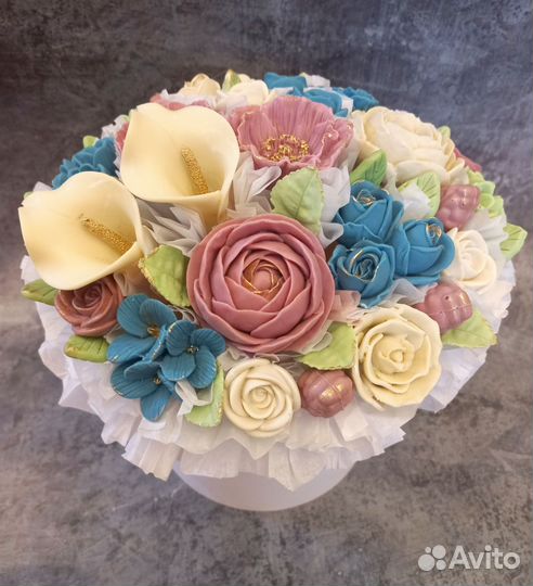 Съедобные сладкие букеты из шоколада