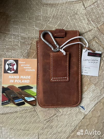 Чехол для телефона поясной кожа