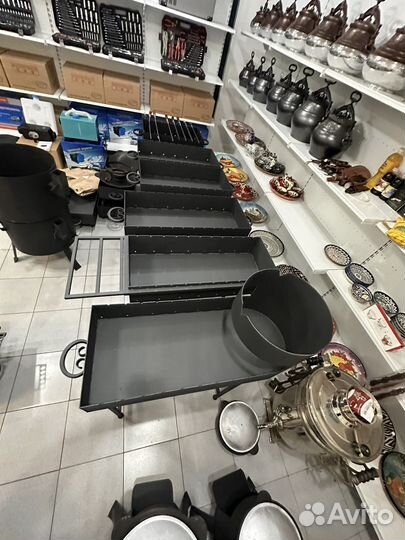 Мангал с подказанником