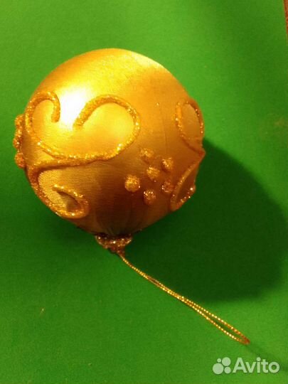 Шар на елку 8 см диаметр импортный