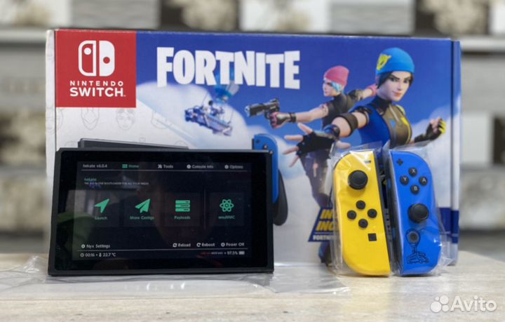 Новая Nintendo Switch V.2 Портатив Чип + Игры