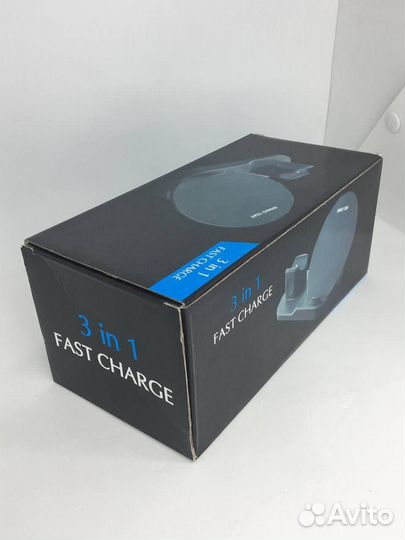 Беспроводное зарядное устройство 3 в 1 Fast Charge
