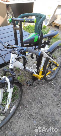 Детское велокресло переднее