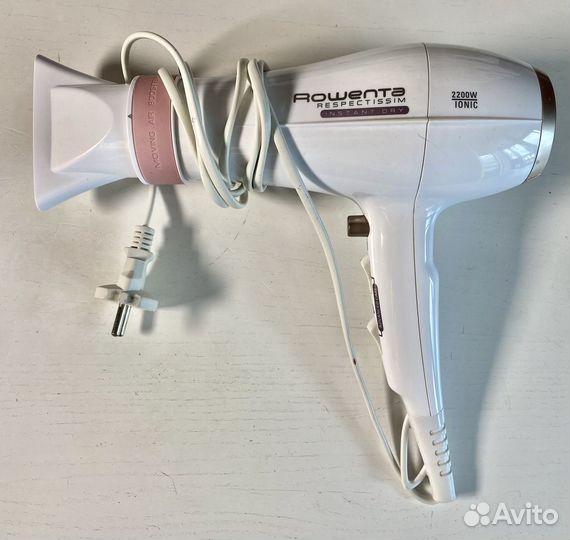 Фен rowenta respectissim instant DRY ionic 2200
