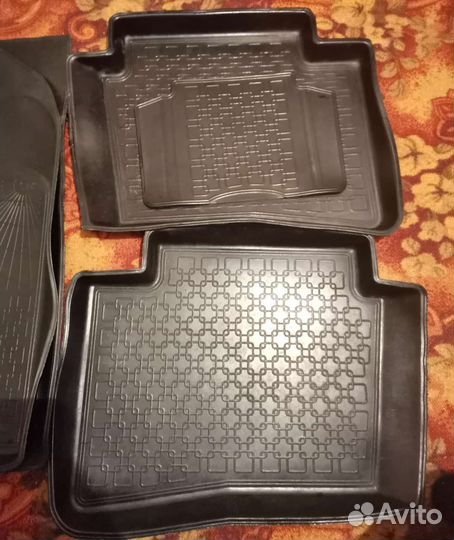 Резиновые коврики kia rio 3