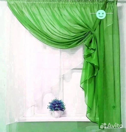 Шторы тюль на кухню