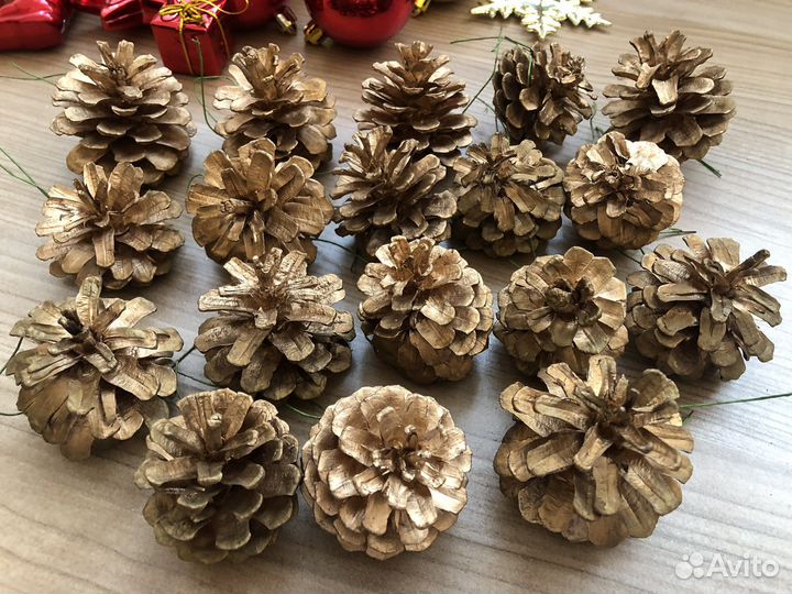 Шишки IKEA елочные сувенир декор