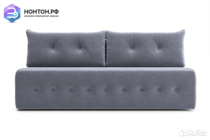 Диван еврокнижка Сити темно-серый