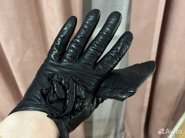 Перчатки женские из натуральной кожи