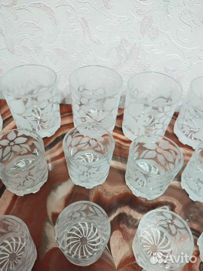 Набор стаканов 6+6+6