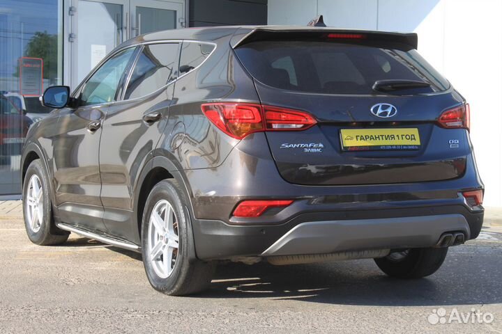 Hyundai Santa Fe 2.2 AT, 2017, 87 367 км