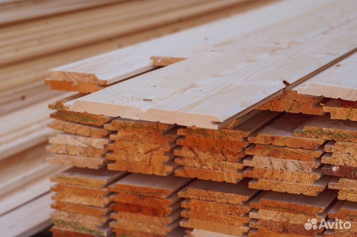 Имитация бруса карельский профиль 18/140/3000 хвоя