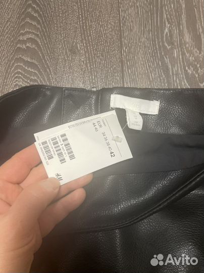 Кожаная юбка hm