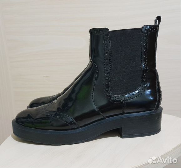 Ботинки демисезонные кожаные Geox