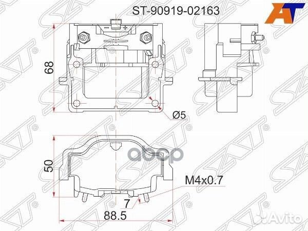 Катушка зажигания toyota 3S-FE -96 ST19#/ST20#