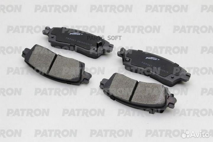 Patron PBP067 Колодки зад.GM Buick Enclave 2008-2009, Chevrolet SSR 2003-2006, TrailBlazer 2002-2009