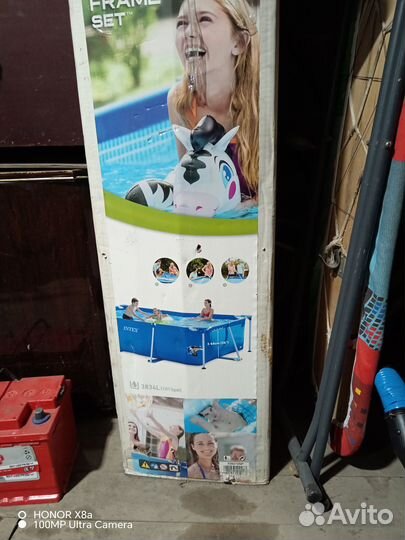 Каркасный бассейн прямоугольный