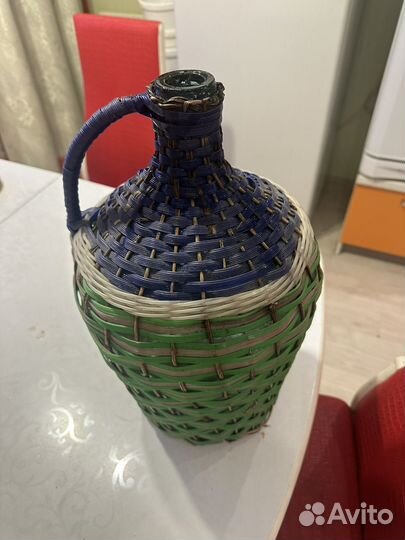 Бутылка стеклянная 10л