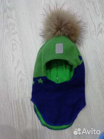 Шапка шлем для мальчика 50 52