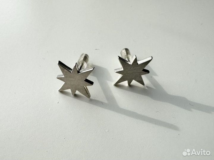 Серьги серебро 925 проба
