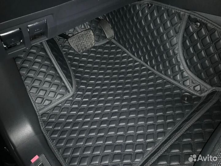 3D ковер из экокожи в салон Land Cruiser 300 Z4ZW6