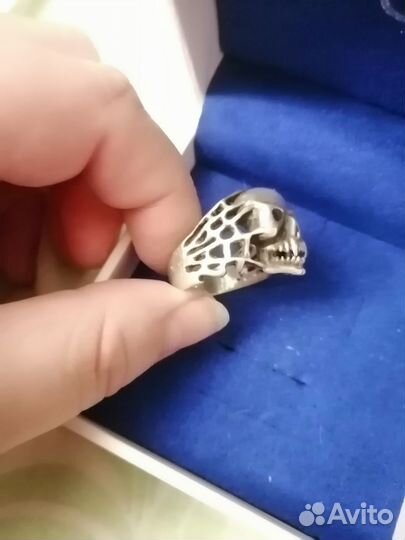 Мужской перстень серебро
