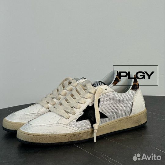 Golden Goose Ballstar Leopard Кеды Голден Гус