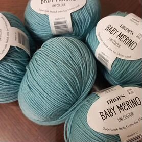 Пряжа 100% меринос от drops beby merino