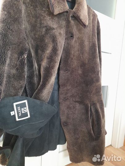 Двусторонняя дубленка куртка овчина женская М