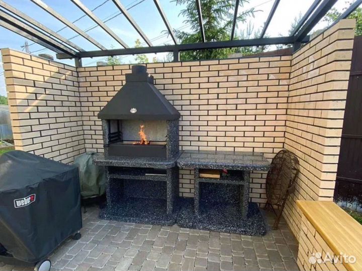 Комплекс барбекю, гриль, мангал