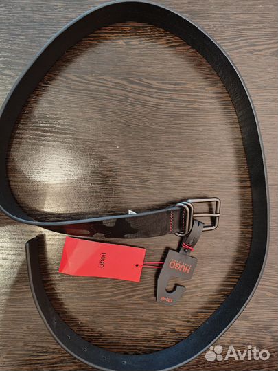 Мужской кожаный ремень Hugo Boss