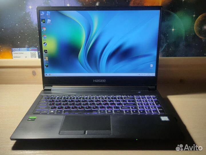 Игровой ноутбук Hasee