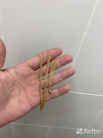 Цепь золотая мужская 585