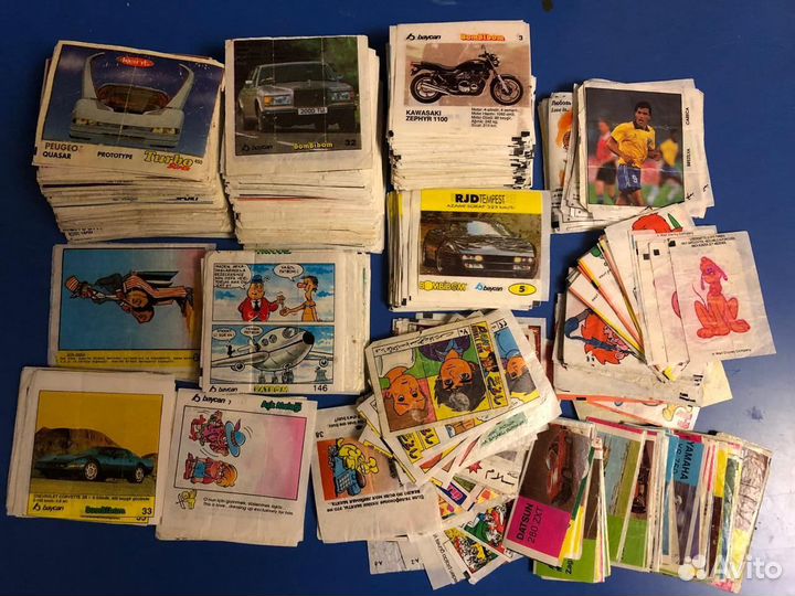 Вкладыши от жвачек 1006 шт