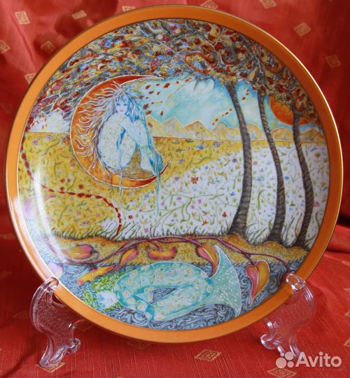 Тарелки настенные Времена Года. Германия Hоchst