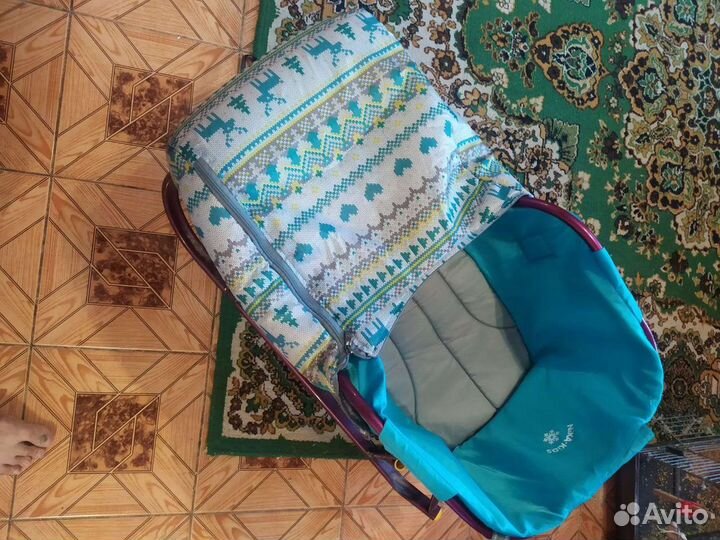 Детские зимние санки коляска бу