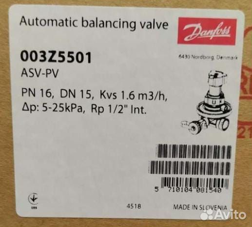 Danfoss APT. ASV-PV