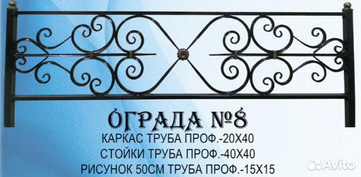 Ограды на кладбище