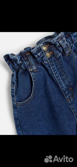Джинсы reserved мом багги баллон р.146 блузка