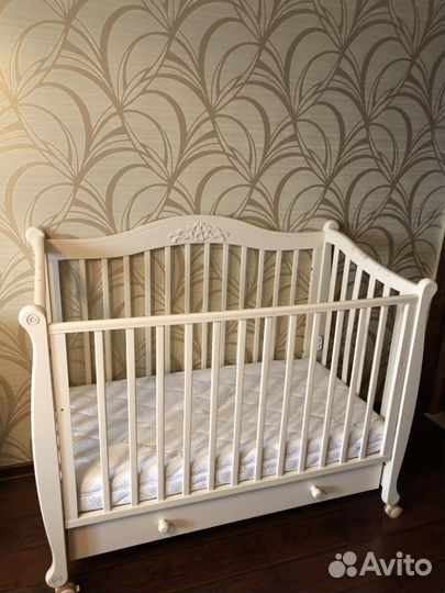 Кроватка Гандылян Моника + держатель д/балдахина